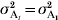 \sigma _{{\rm A}_{t} }^{\setnum{2}} \equals \sigma _{{\rm A}_{\setnum{1}} }^{\setnum{2}}