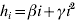 h_{i} \equals \beta {i} \plus \gamma {i} ^{\setnum{2}}