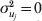 \sigma _{u_{j} }^{\setnum{2}} \equals 0