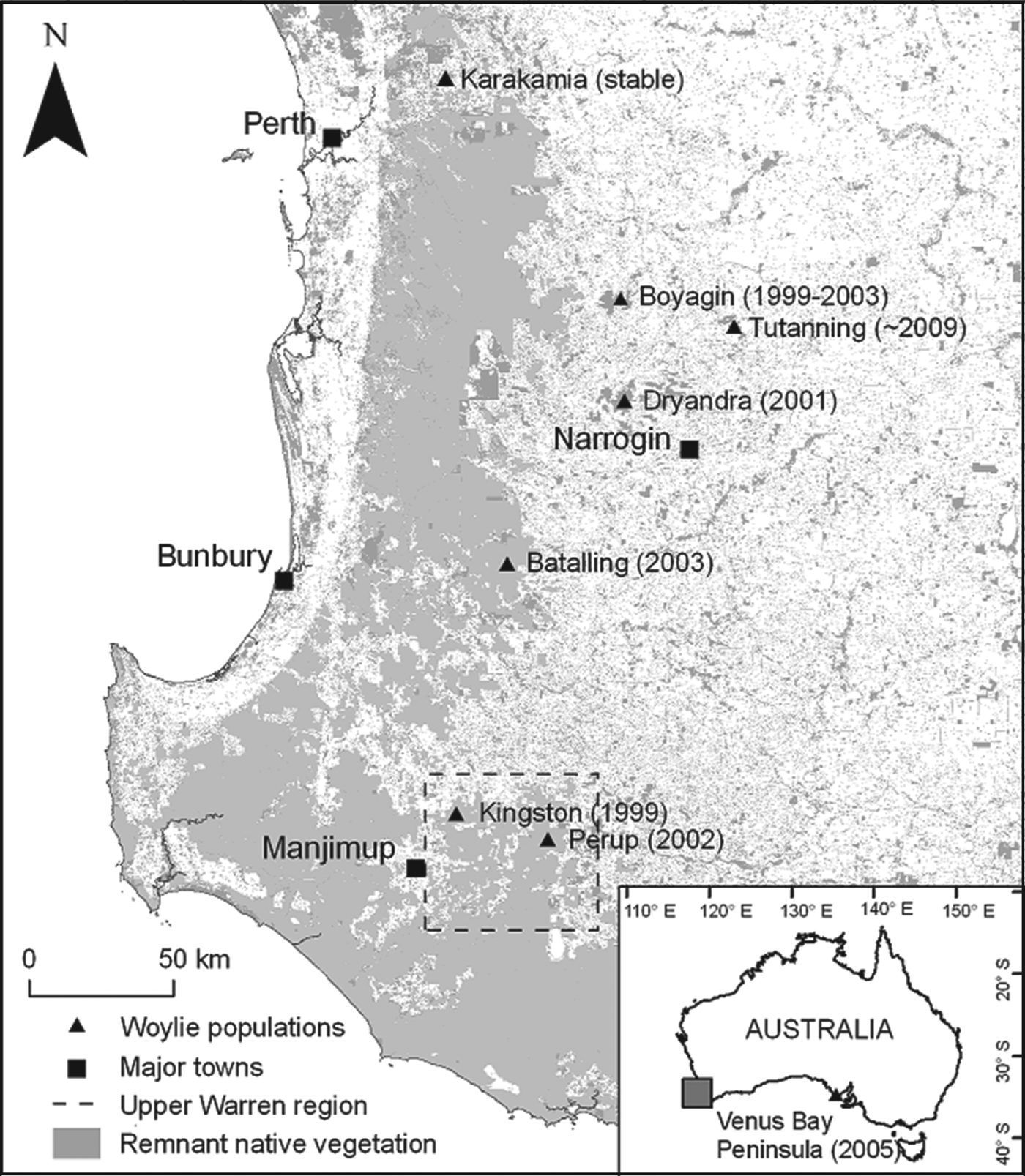 Sudden and rapid decline of the abundant marsupial Bettongia ...