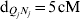 {\rm d}_{{ Q}_{j} {N}_{j} } \equals 5\,{\rm cM}