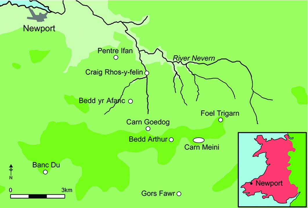 Craig Rhos Y Felin Map Craig Rhos-Y-Felin: A Welsh Bluestone Megalith Quarry For Stonehenge |  Antiquity | Cambridge Core