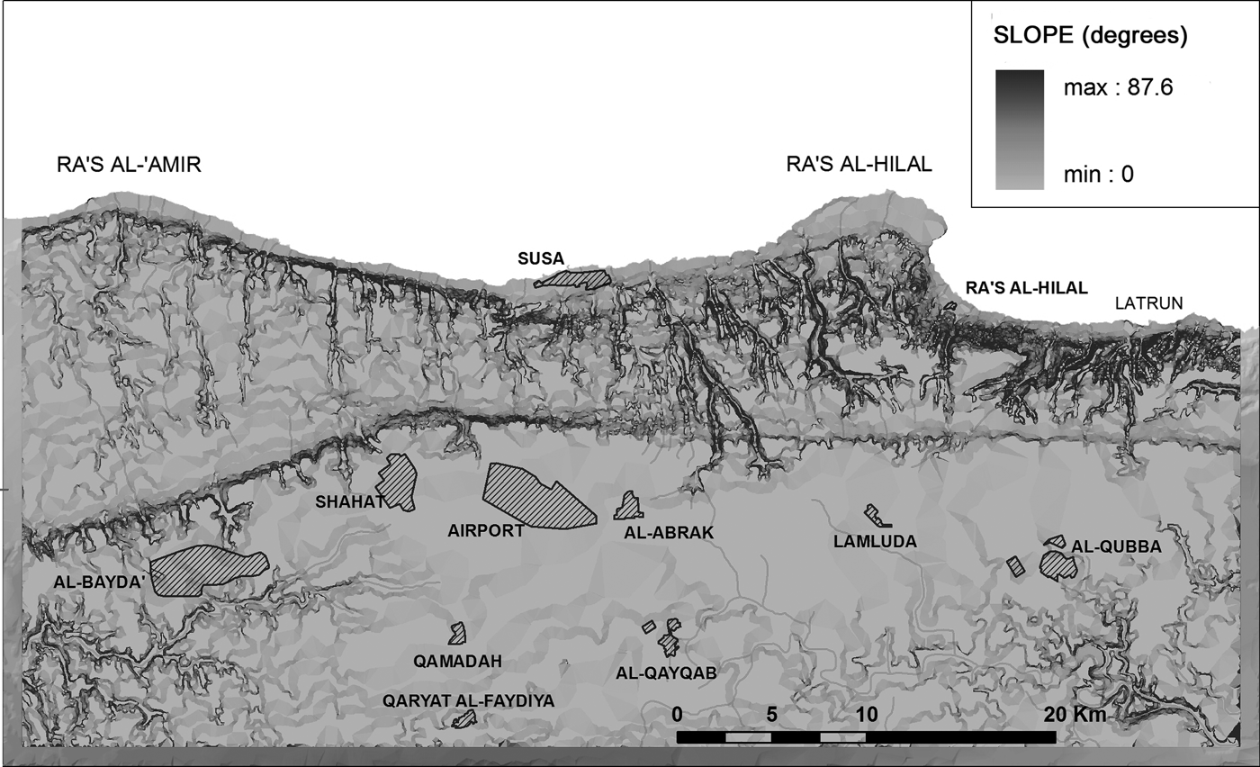 Arabic Toponymy In The Territory Of Al Bayḍaʾ Al Qubba Cyrenaica Libya Libyan Studies Cambridge Core