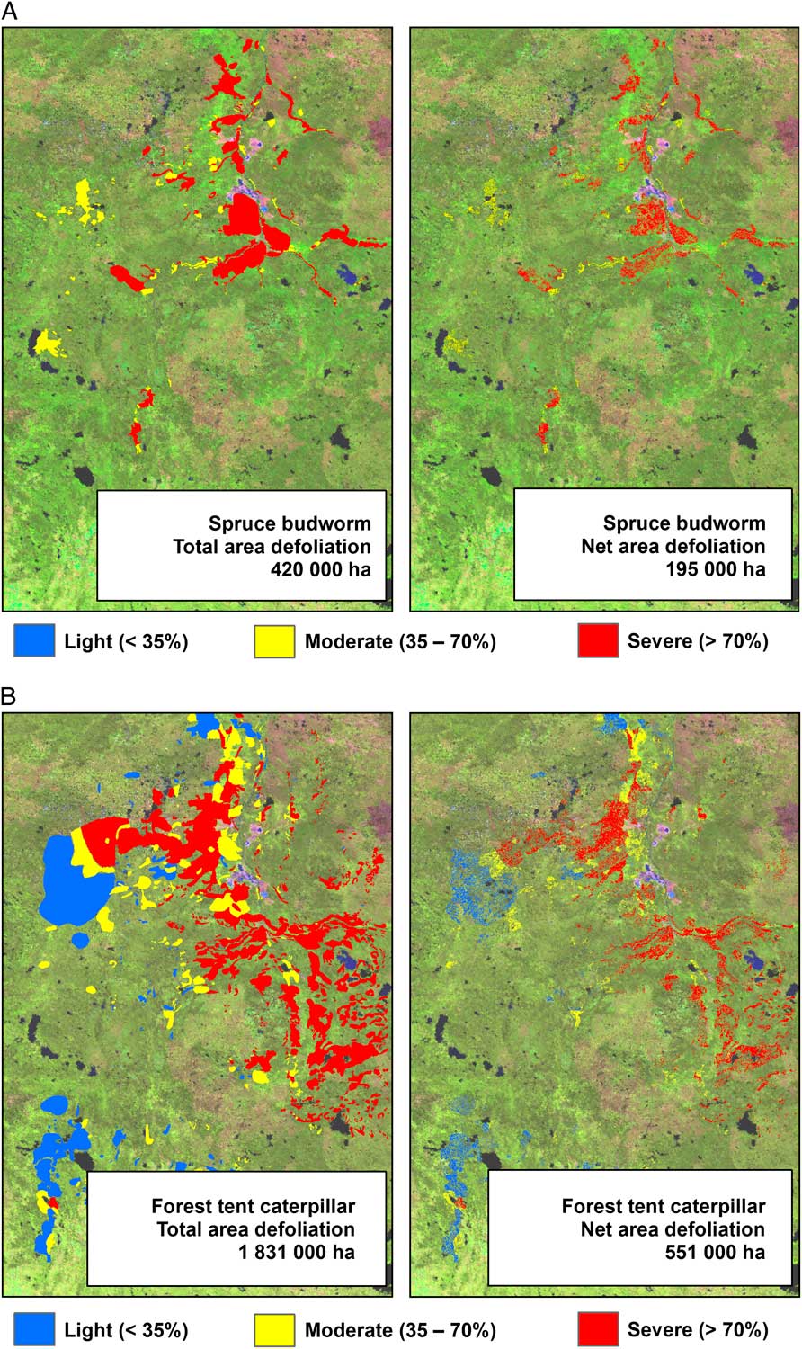 Remote Sensing Of Forest Pest Damage A Review And Lessons Learned From A Canadian Perspective