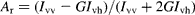 A _{r} = ( I _{vv} -  GI _{vh})/( I _{vv} + 2 GI _{vh})