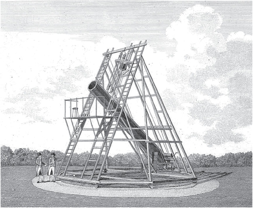 1600s telescope drawing