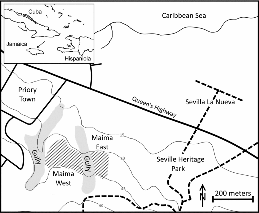 JAMAICAN TA NO SETTLEMENT CONFIGURATION AT THE TIME OF CHRISTOPHER   Urn Cambridge.org Id Binary 20170918120406046 0639 S1045663517000141 S1045663517000141 Fig1g 