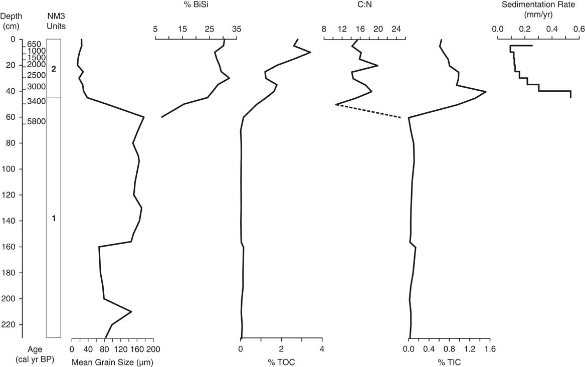 Holocene stratigraphic evolution of saline lakes in Nhecolândia