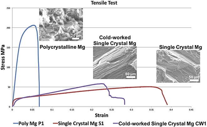 Mechanical and microstructural characterization of magnesium single ...