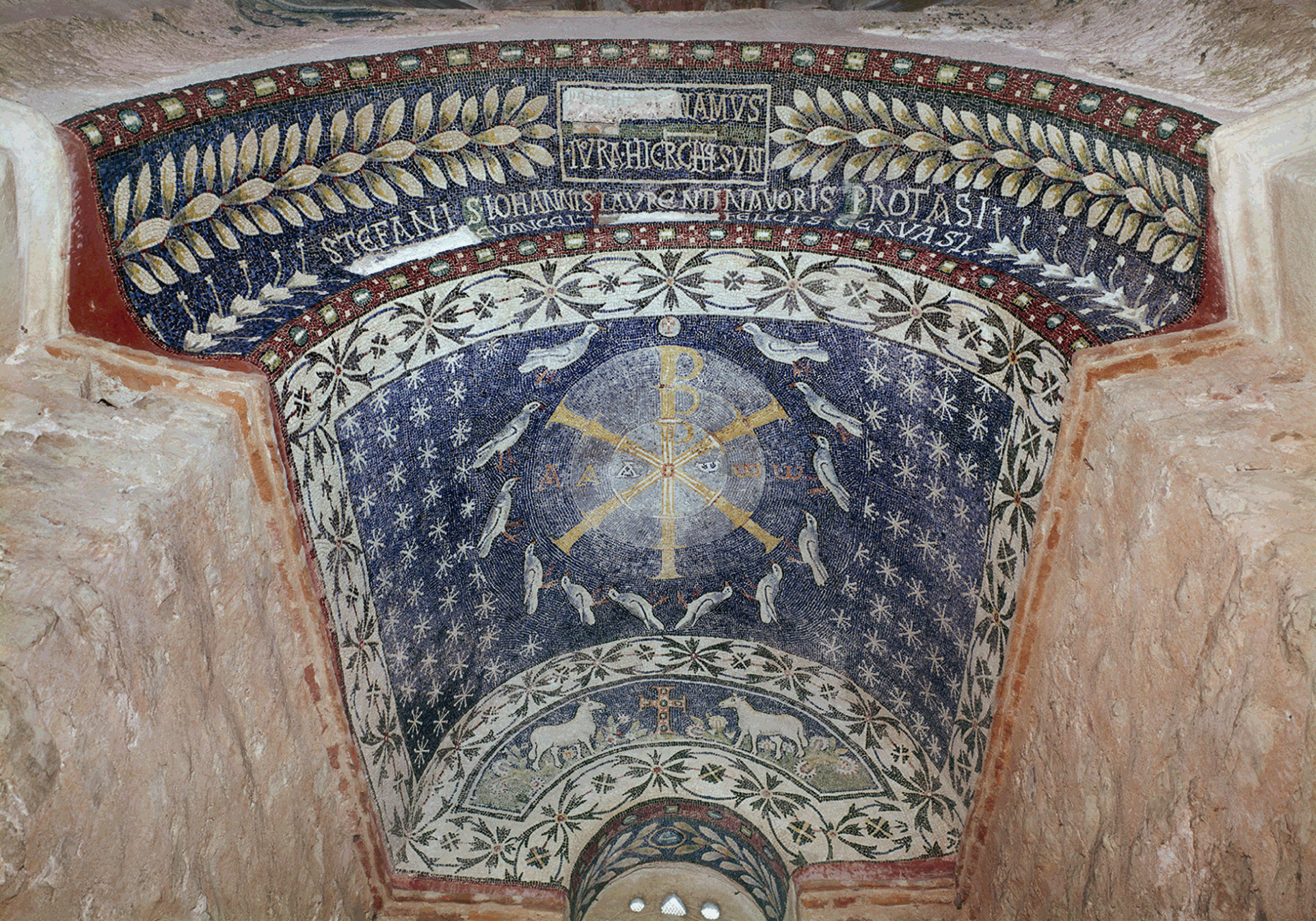 Large Gothic Style Shrine, Grotto, Plaster Saint Display Case - 1610