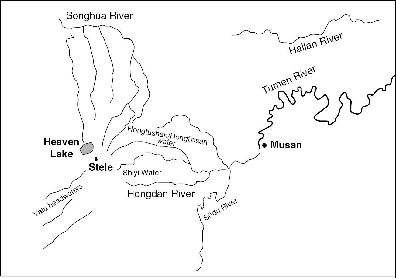tumen river map