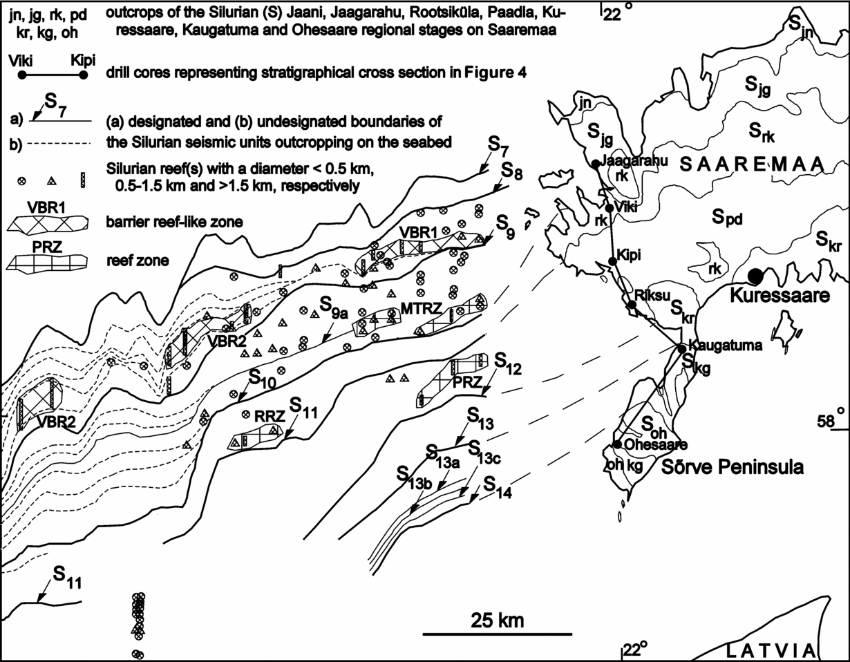 Silurian reefs off Saaremaa and their extension towards Gotland ...