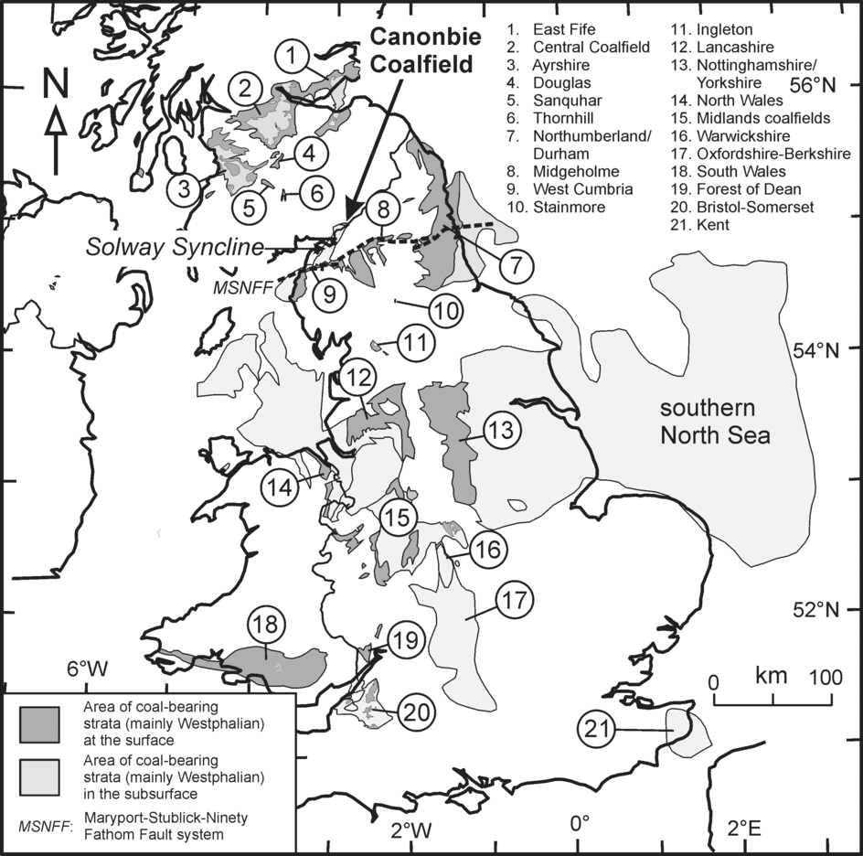 Warwickshire Group (Pennsylvanian) red-beds of the Canonbie Coalfield ...