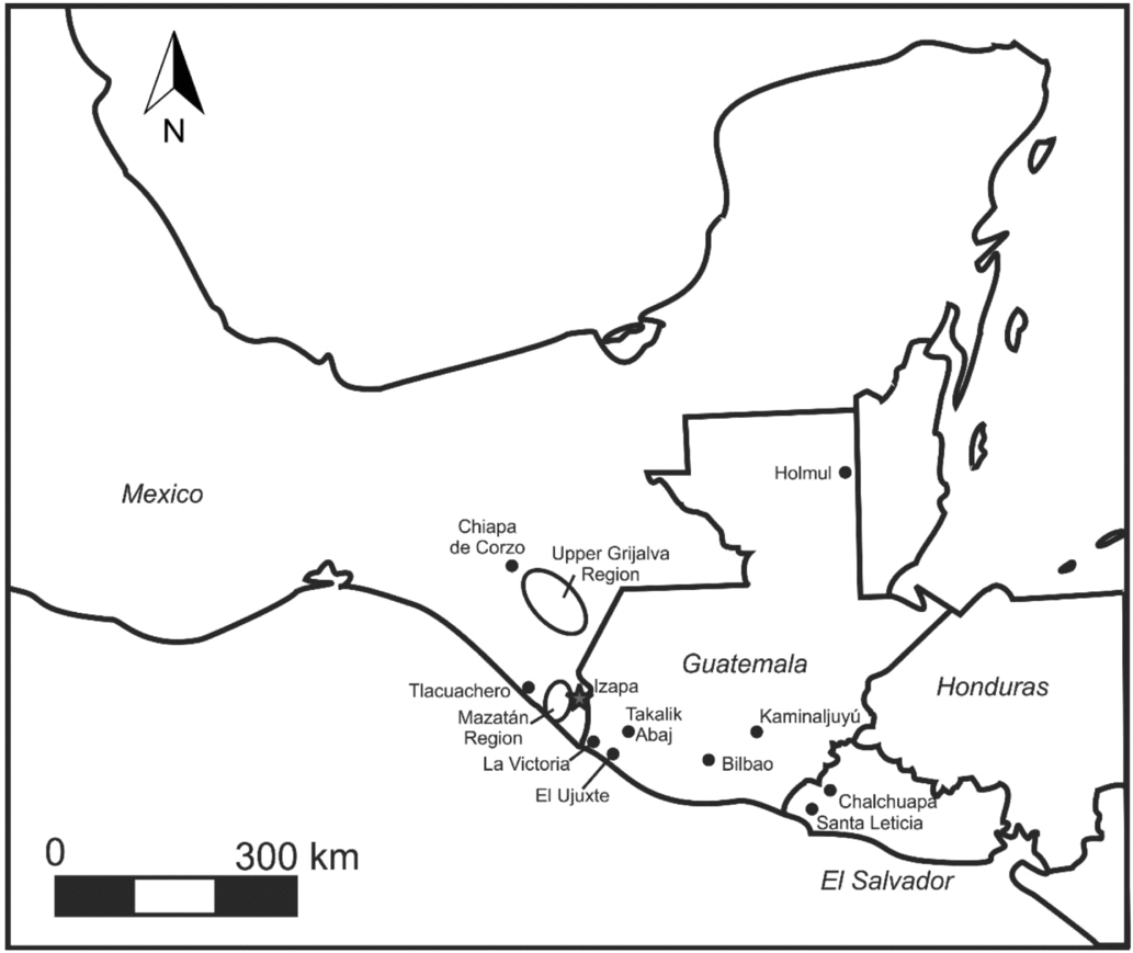 New World Archaeological Foundation map of Izapa (from Lowe et al