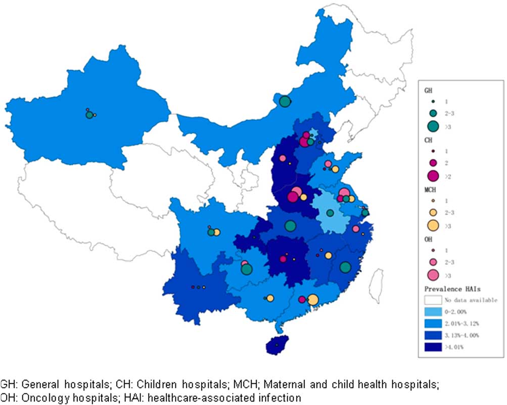 The Prevalence of HealthcareAssociated Infections in Mainland China A