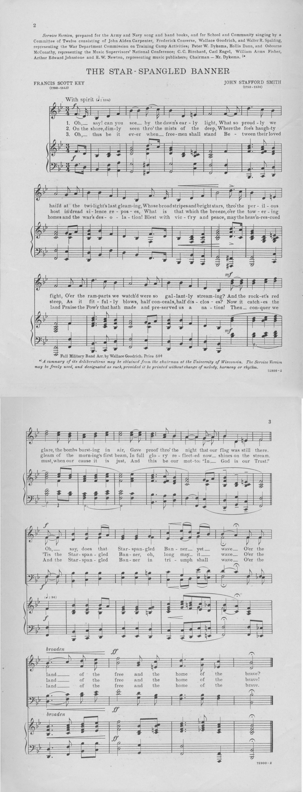 Sheet music cover image of the song 'King and Country An English Patriotic  Song Taken from the Boston Patriotic Song of Adams and Liberty', with  original authorship notes reading 'Written by Thomas