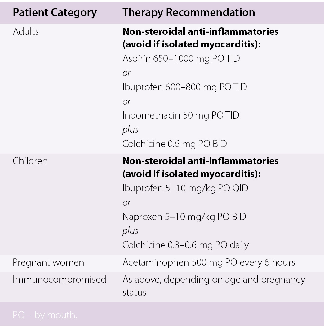 viral myocarditis bradycardia