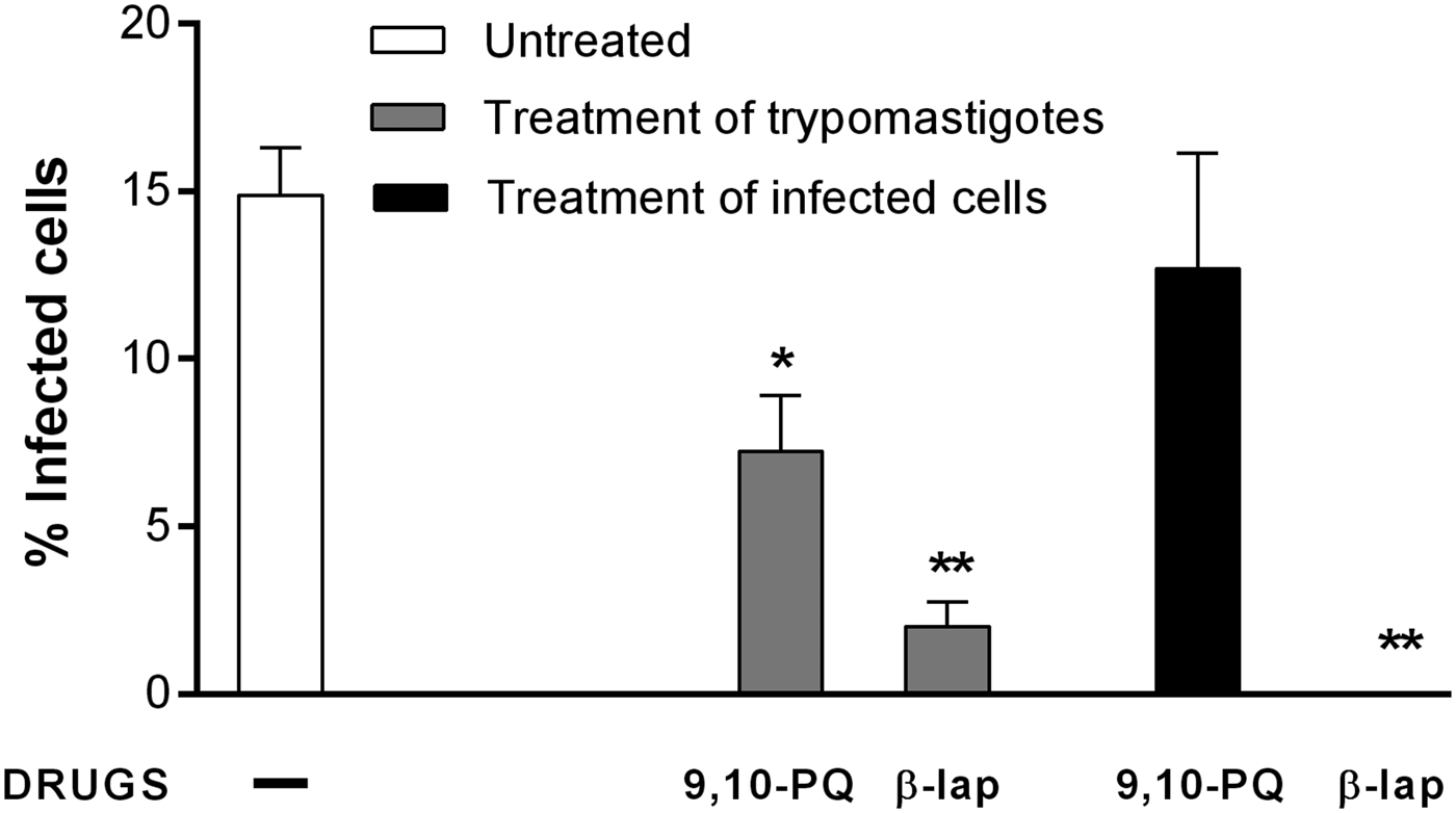 Trypanosoma Cruzi Death Phenotypes Induced By Ortho Naphthoquinone Substrates Of The Aldo Keto Reductase Tcakr Role Of This Enzyme In The Mechanism Of Action Of B Lapachone Parasitology Cambridge Core