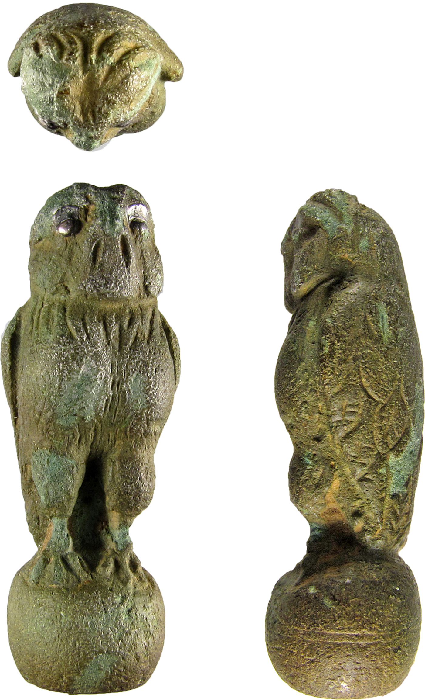 Solid Brass Amber Figurine of the Goat with a beard IronWork