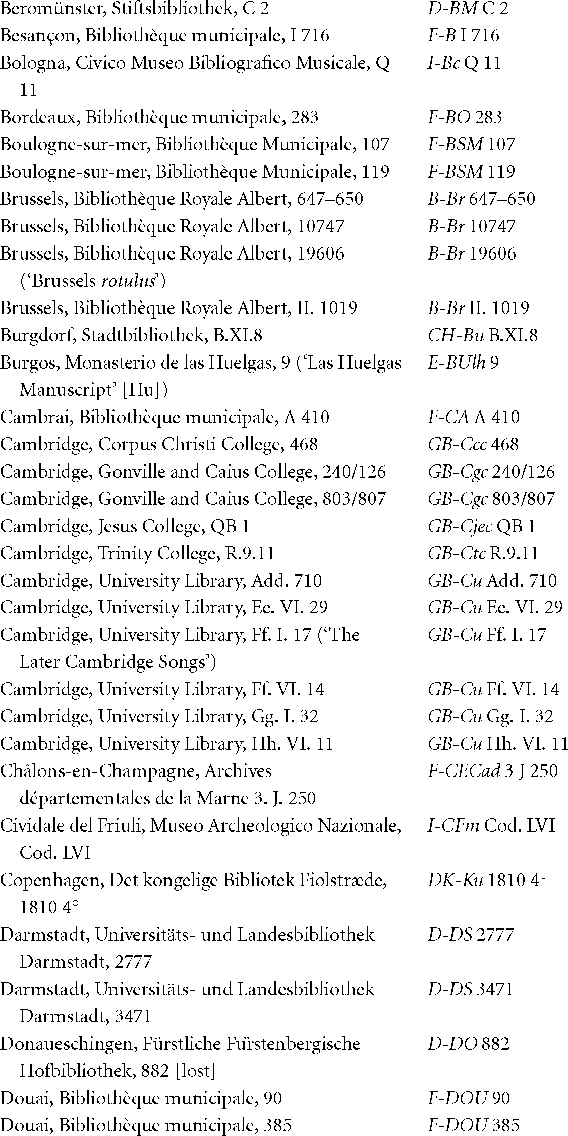 Bibliography Discovering Medieval Song