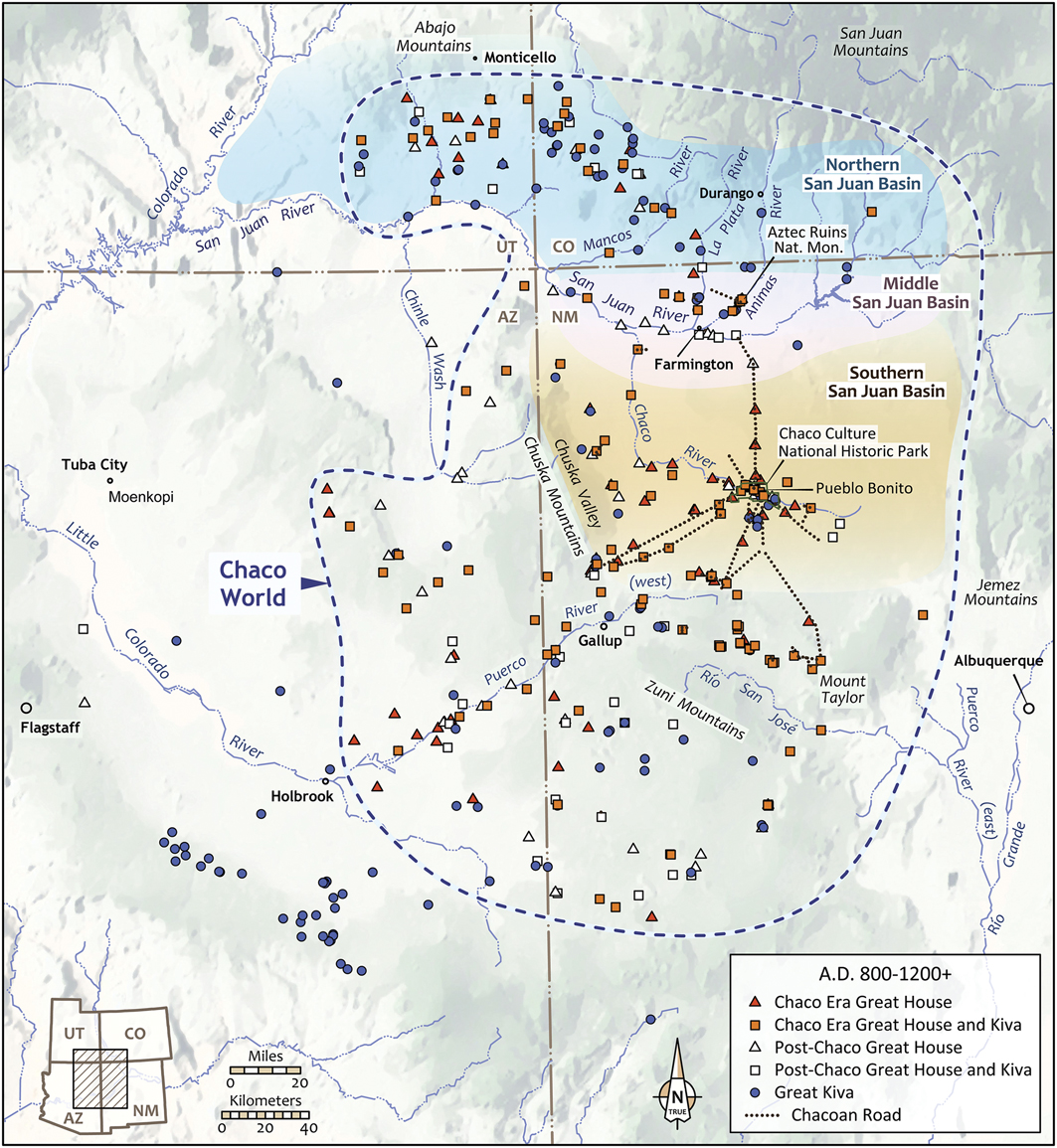 Evaluating Chaco migration scenarios using dynamic social network