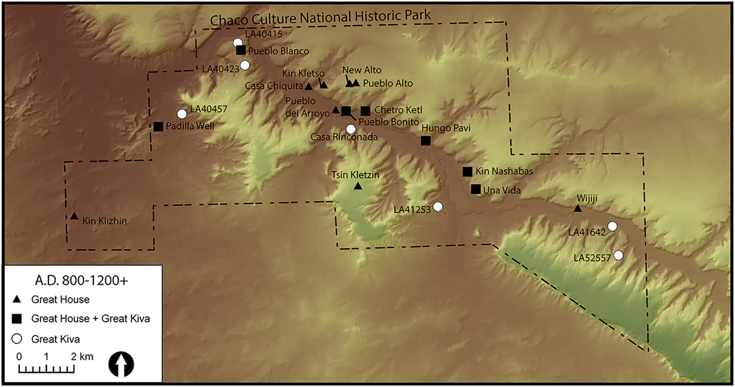 Evaluating Chaco migration scenarios using dynamic social network