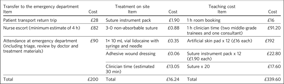 Evaluating The Effects Of A Peer Led Suturing And Wound