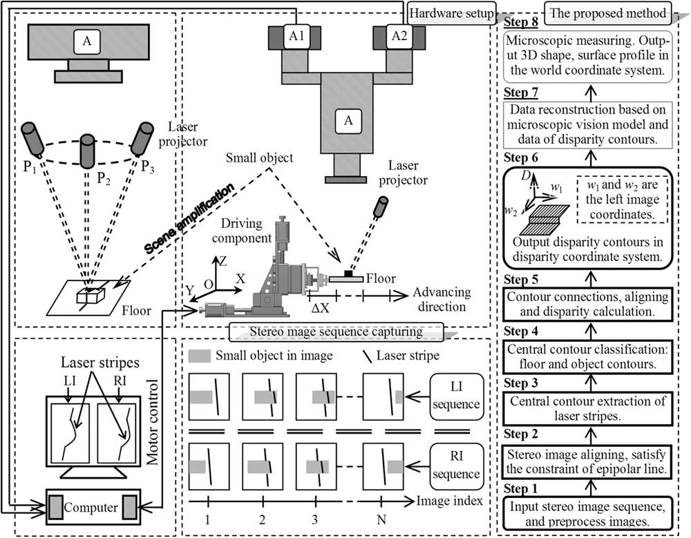 Disparity Surface Reconstruction Based on a Stereo Light Microscope and