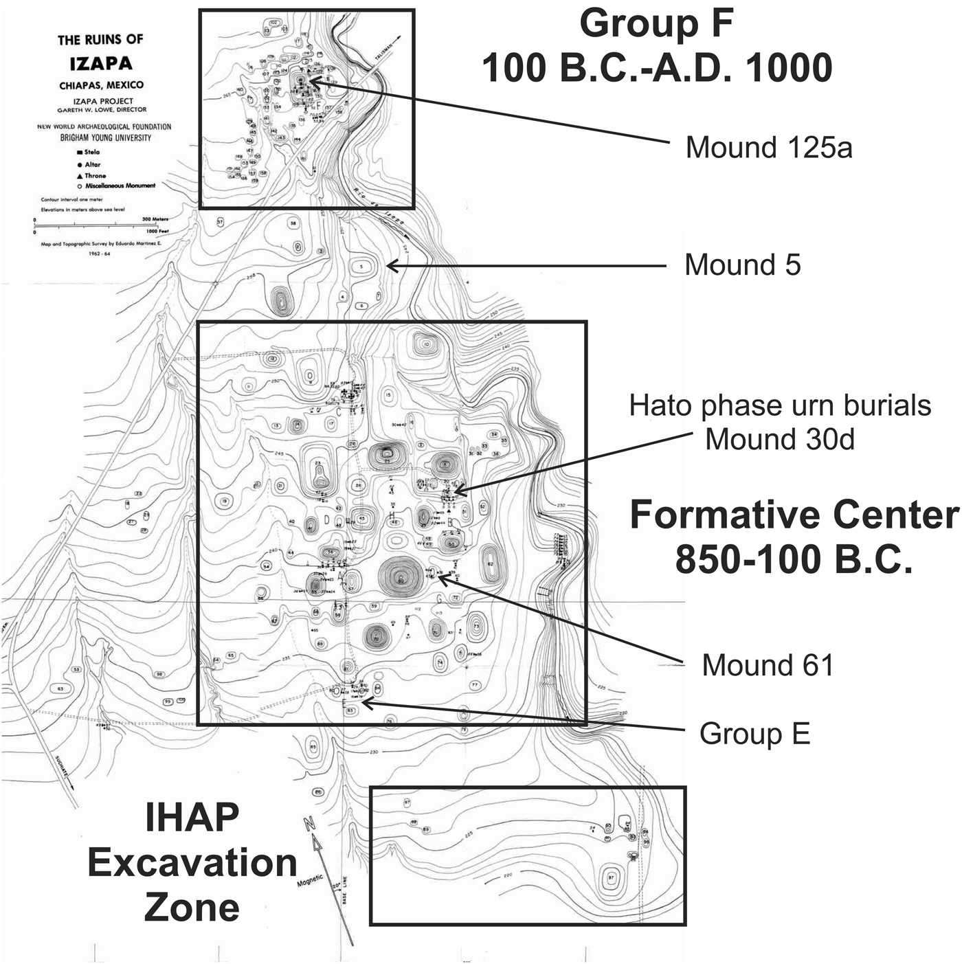 New World Archaeological Foundation map of Izapa (from Lowe et al