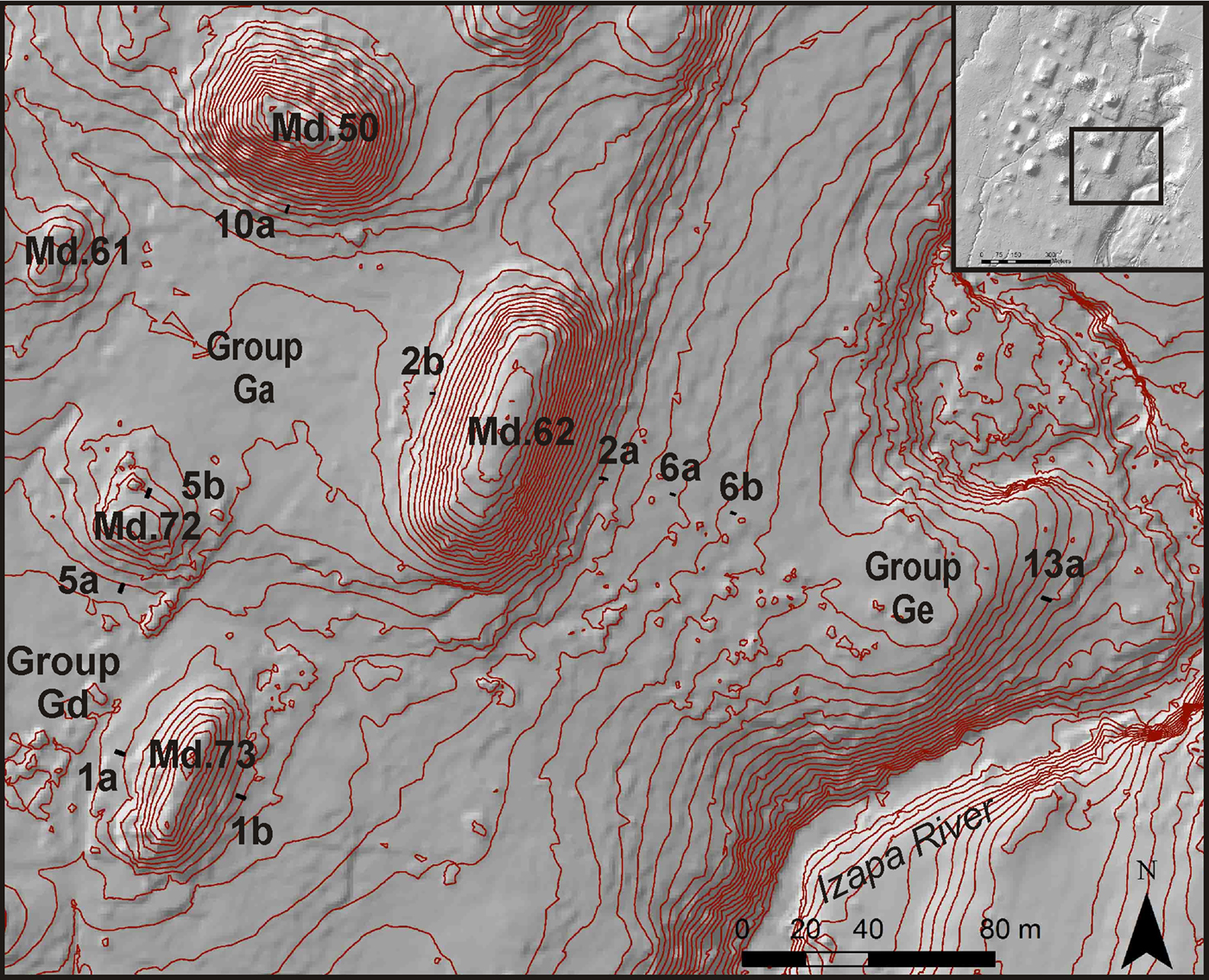 New World Archaeological Foundation map of Izapa (from Lowe et al