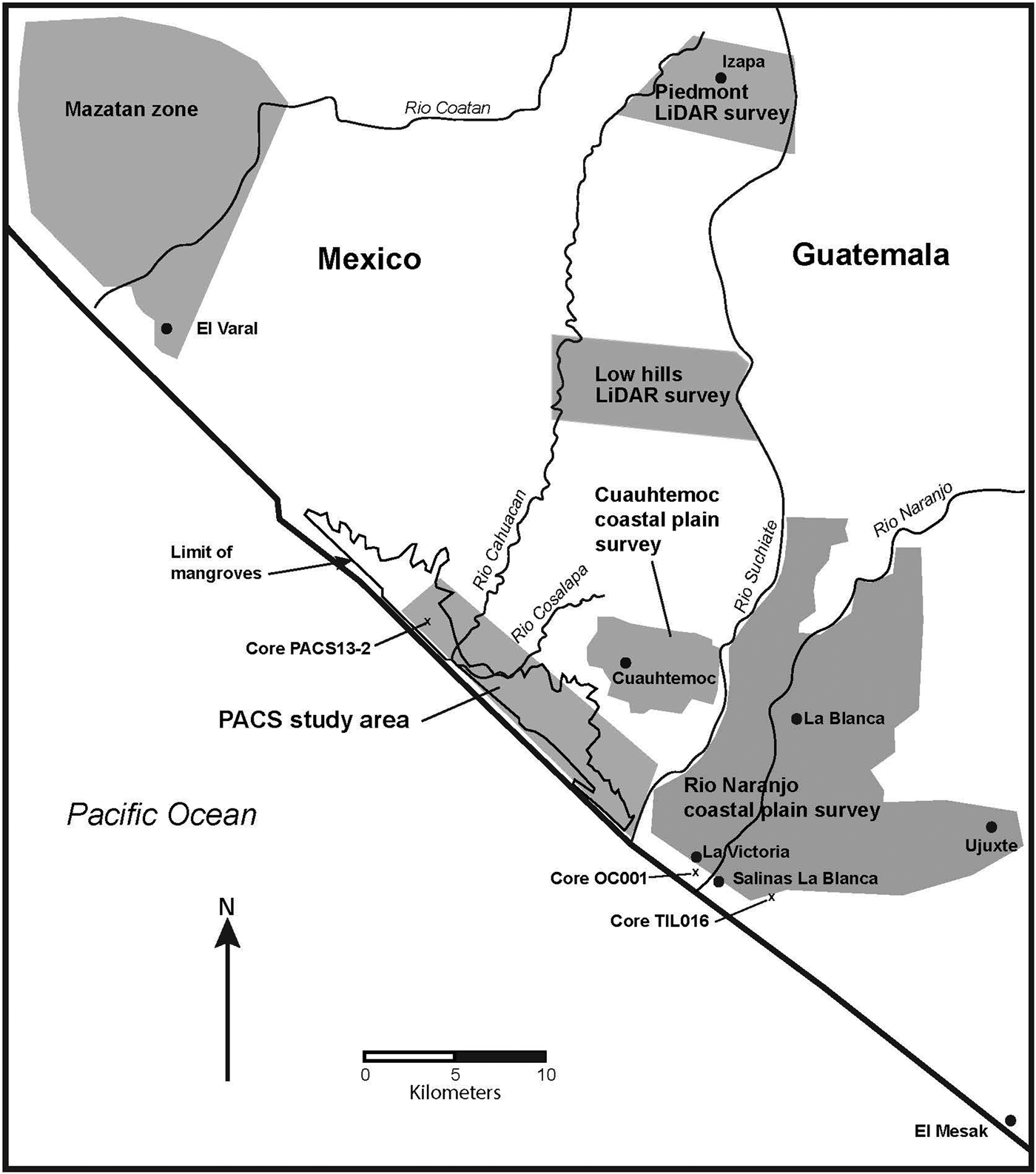 New World Archaeological Foundation map of Izapa (from Lowe et al