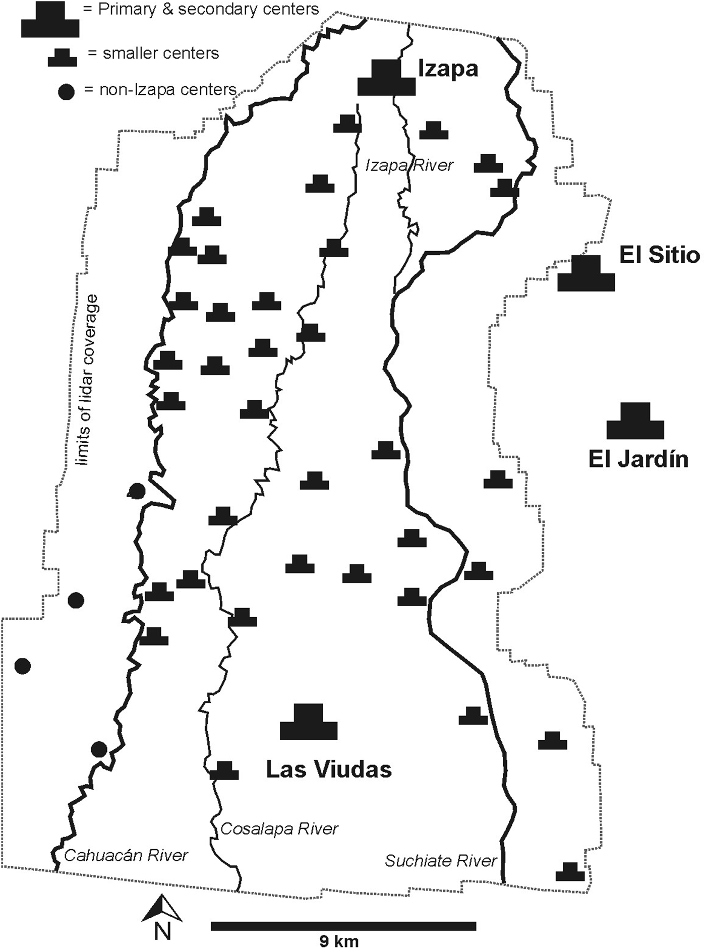 New World Archaeological Foundation map of Izapa (from Lowe et al