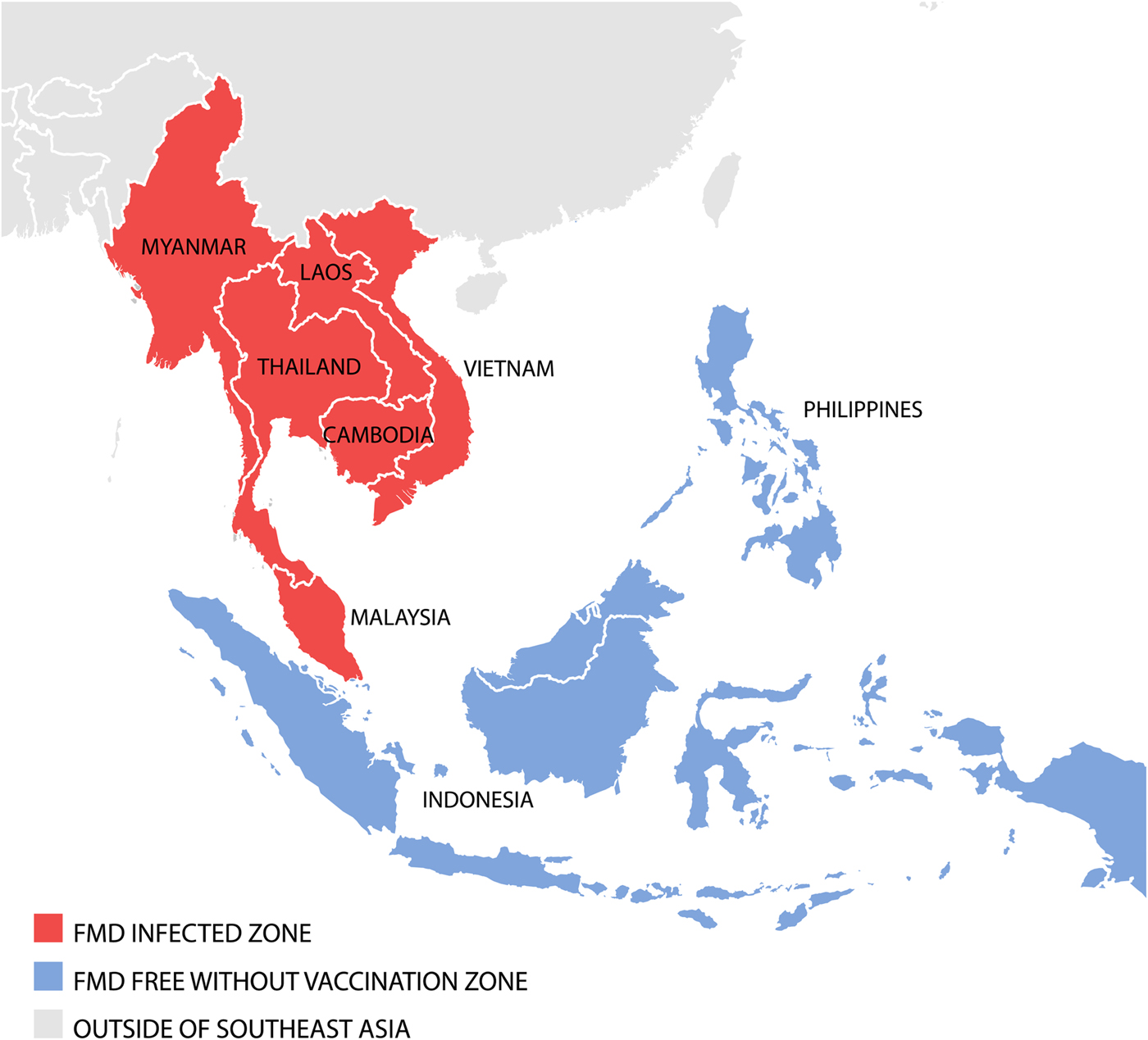 A history of FMD research and control programmes in Southeast Asia ...