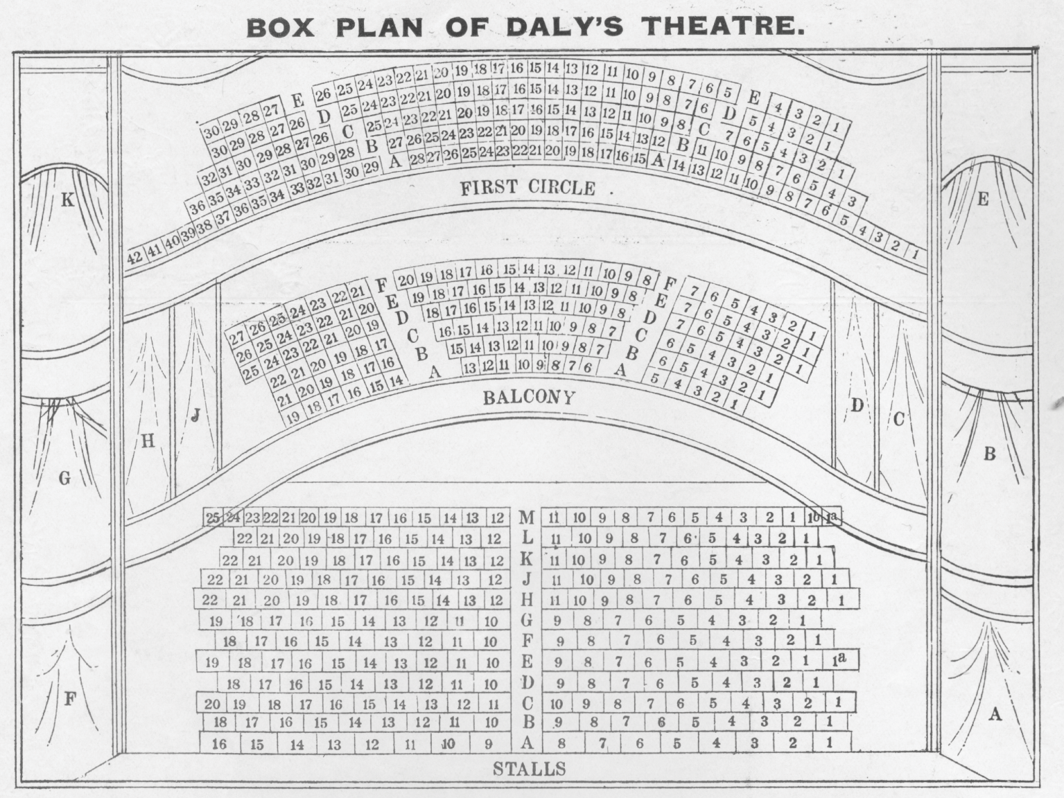 Palais Theatre Seating Chart