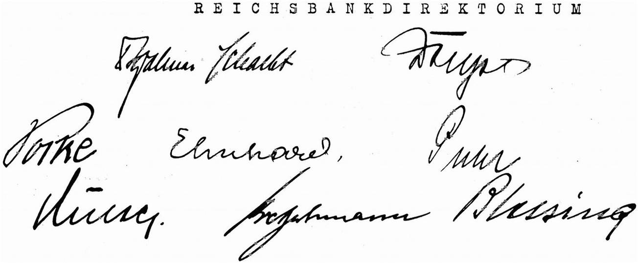 Dr. Hjalmar Schacht, President of the Reichsbank, arrived in