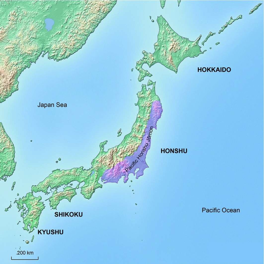 Острова Хонсю Хоккайдо Кюсю и Сикоку