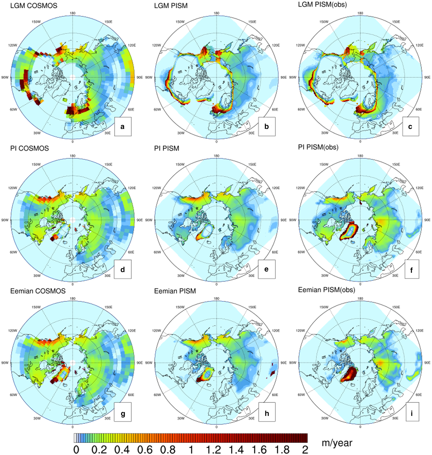 The Sensitivity Of Northern Hemisphere Ice Sheets To Atmospheric ...