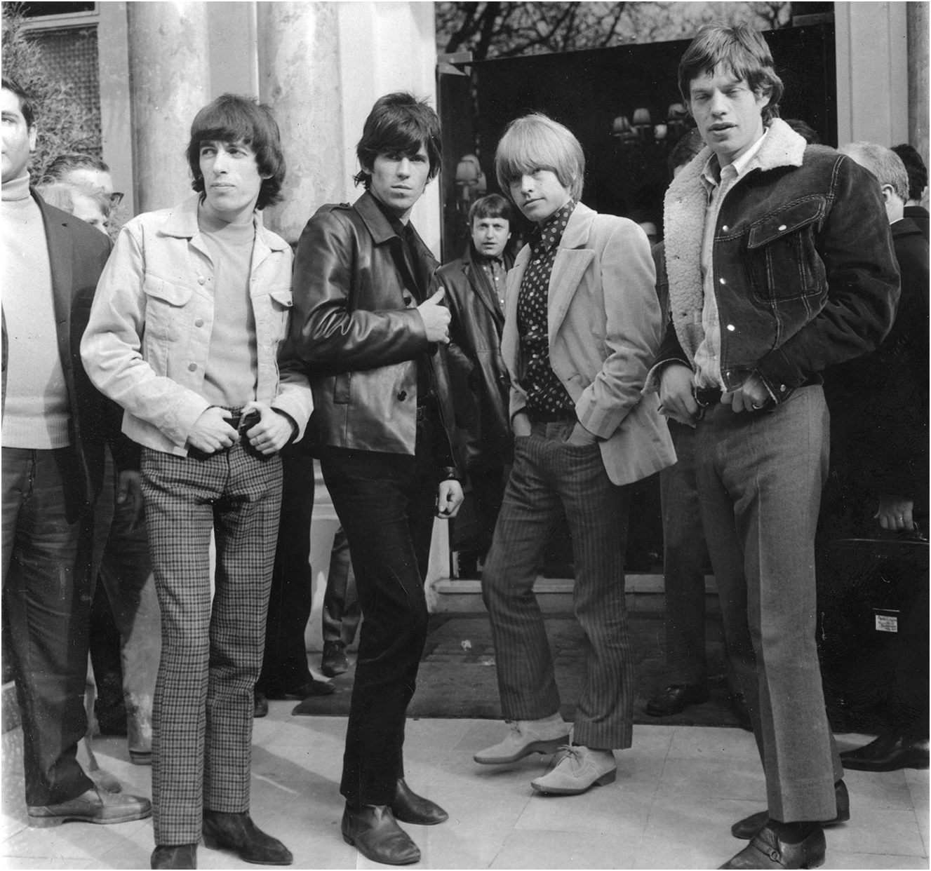 1962 Rolling Stones in Jacket & Tie Black & White 8 X 10 Photo Picture 