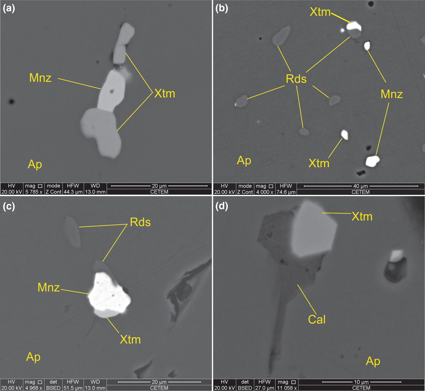 Monazite Ce And Xenotime Y Microinclusions In Fluorapatite Of The Pegmatites From The Volta Grande Mine Minas Gerais State Southeast Brazil As Witnesses Of The Dissolution Reprecipitation Process Mineralogical Magazine Cambridge Core