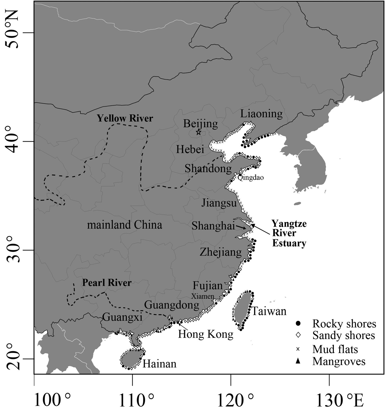 Rocky Shores Of Mainland China Taiwan And Hong Kong Chapter 14 Interactions In The Marine Benthos