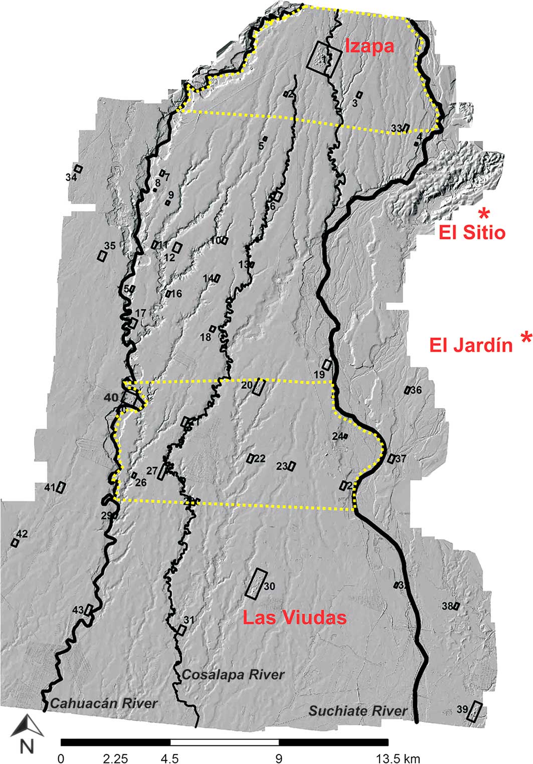 New World Archaeological Foundation map of Izapa (from Lowe et al