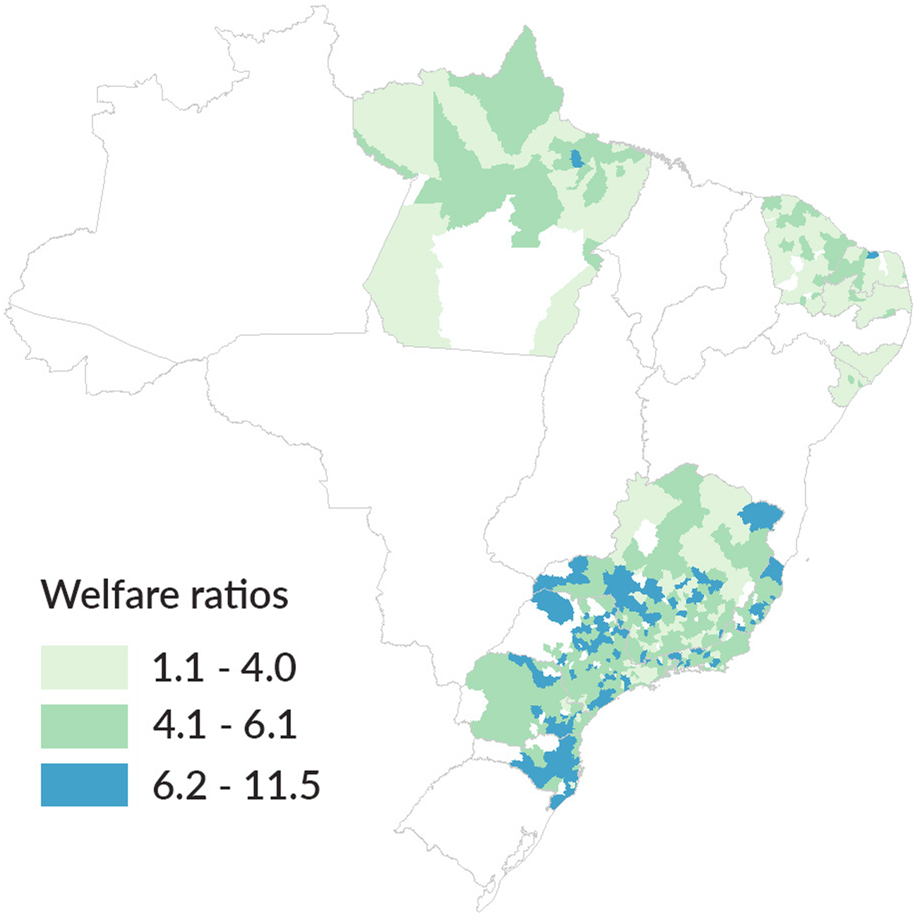 Brasil: Áreas Mínimas Comparáveis, 1920-2000.