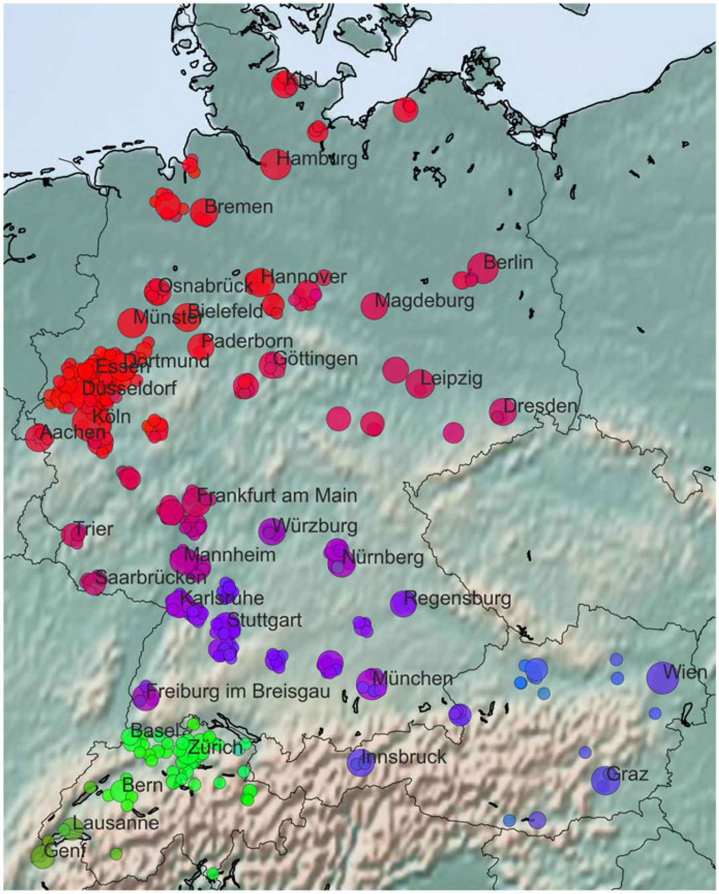 Lorres Moppes And The Swiss Re Discovering Regional Patterns In Anonymous Social Media Data Journal Of Linguistic Geography Cambridge Core