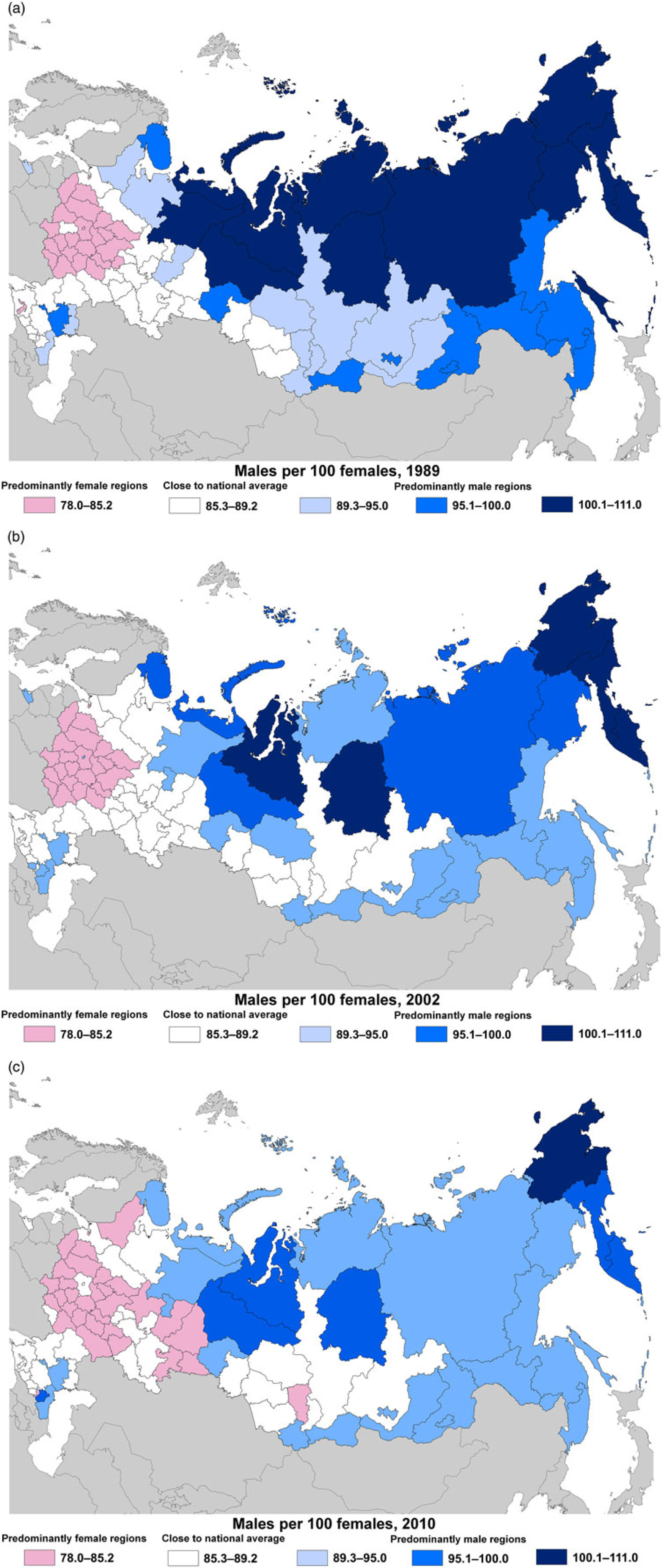 Where did all the men go? The changing sex composition of the Russian North  in the post-Soviet period, 1989–2010 | Polar Record | Cambridge Core