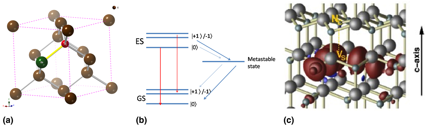 Nv Centers In Silicon Carbide From Theoretical Predictions To Experimental Observation Mrs Communications Cambridge Core