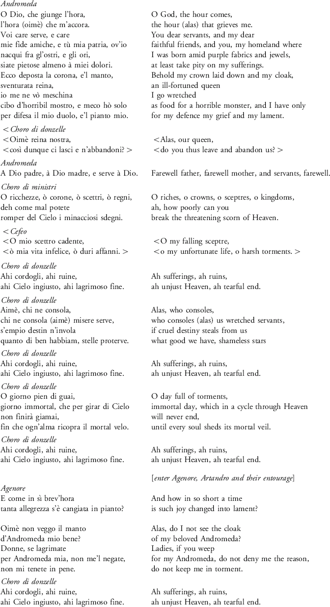 Monteverdi, Early Opera and a Question of Genre: The Case of Andromeda  (1620), Journal of the Royal Musical Association