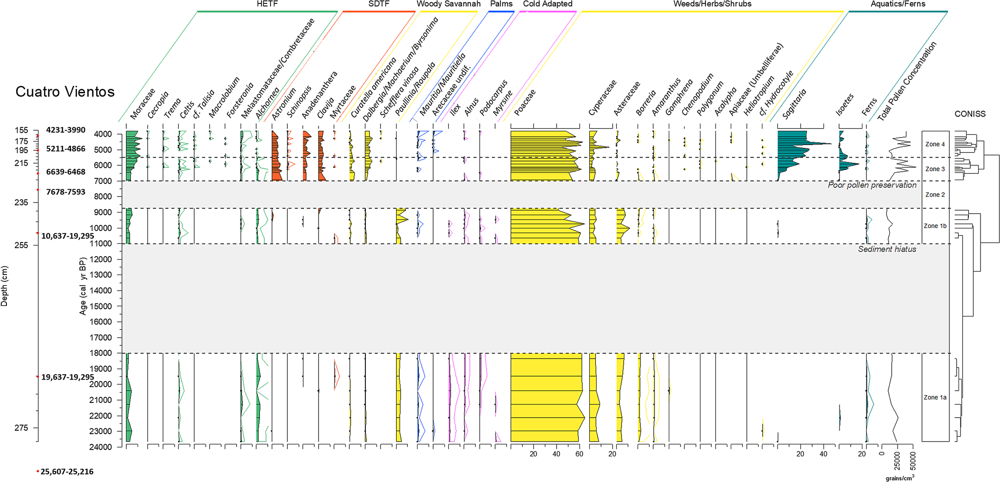 Paleoenvironmental dynamics in central‐eastern Brazil during the last 23  000 years: tropical peatland record in the Cerrado biome - Costa - 2023 -  Journal of Quaternary Science - Wiley Online Library