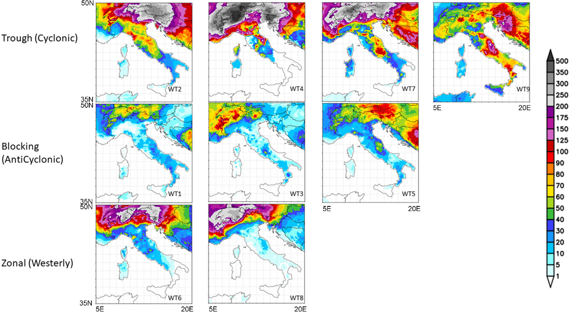 Linking crop yields in Tuscany, Italy, to large-scale atmospheric  variability, circulation regimes and weather types, The Journal of  Agricultural Science