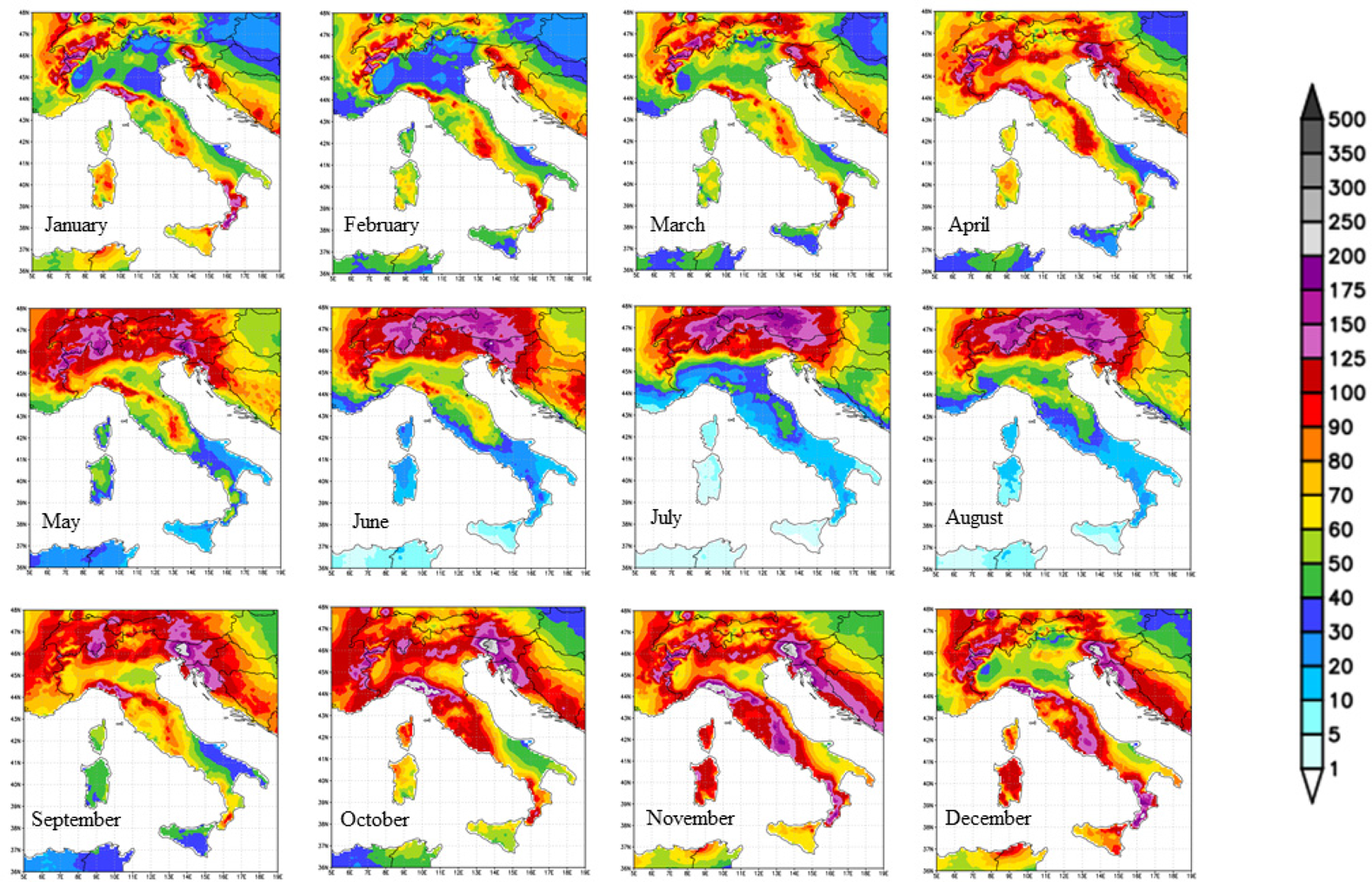 Linking crop yields in Tuscany, Italy, to large-scale atmospheric  variability, circulation regimes and weather types, The Journal of  Agricultural Science