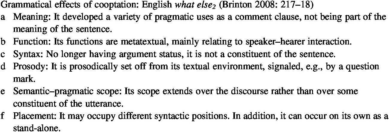 English Discourse Markers Chapter 3 The Rise Of Discourse Markers